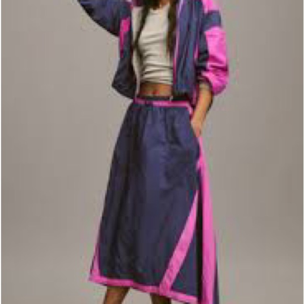 Anthropologie Skirts |‎ Anthropologie Daily Practice Sporty Nylon Maxi Skirt